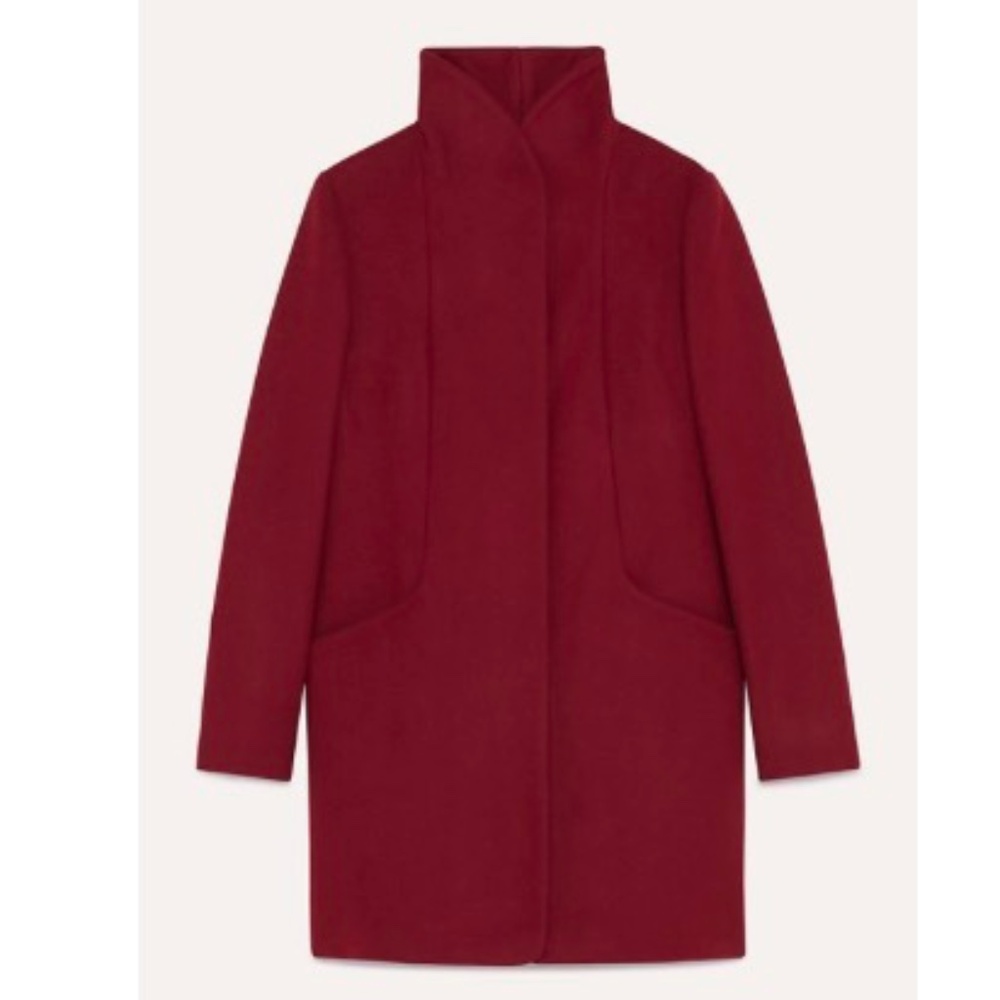 New without tags_Wilfred Cocoon Coat_2XS_Row Red